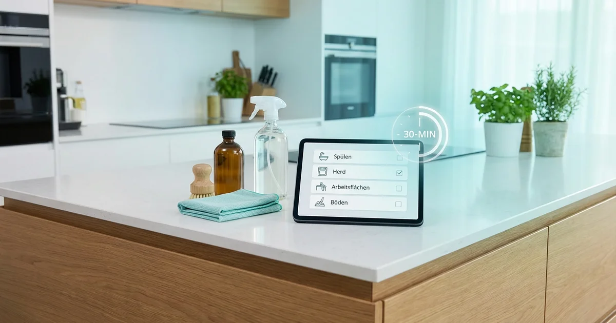 Küche putzen: Systematisch sauber mit dem Zonen-System